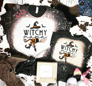 Witchy mama | witchy mini bleached tee