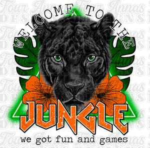 Welcome to the jungle neon jaguar