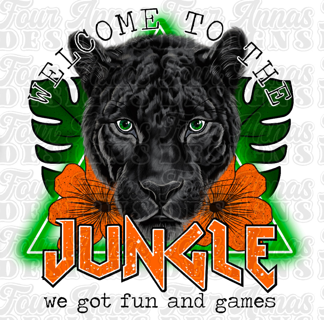 Welcome to the jungle neon jaguar
