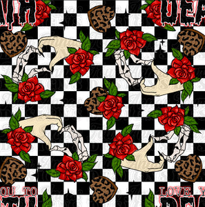 Love you to death checkered