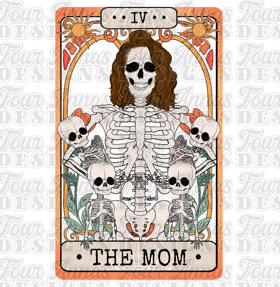The mom of 4 tarot skellie