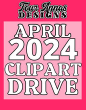 Load image into Gallery viewer, April Clipart 2024 Drive
