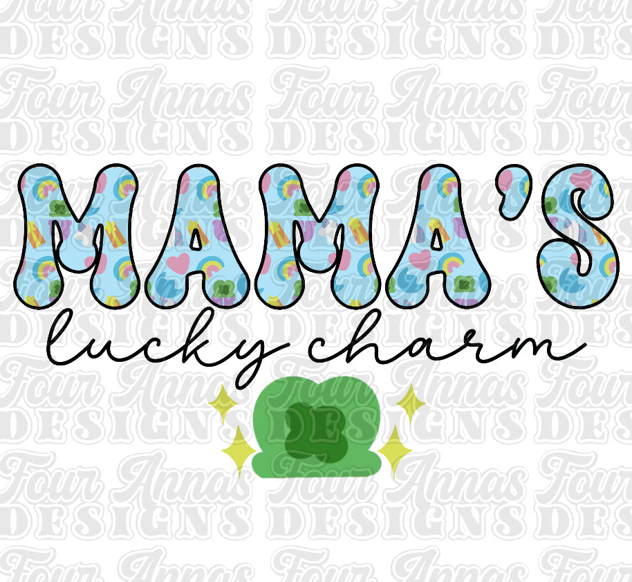 Lucky St. Patrick’s Mama blue