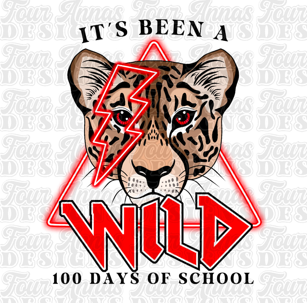 Red wild 100 days of school