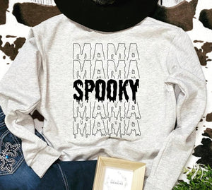Spooky Mama halloween sweatshirt
