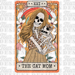 The Cat mom blonde tarot skellie