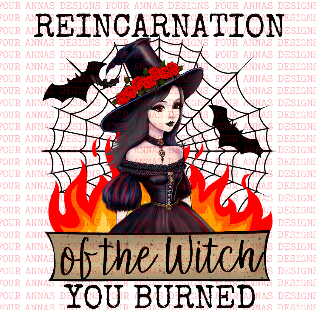 Reincarnation of the witch you burned