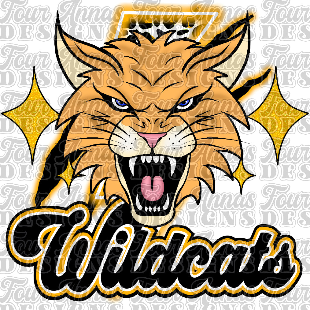 Wildcats black & gold