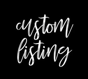 Custom listing for Danielle