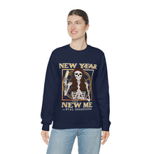 Load image into Gallery viewer, New year, new me, skellie, New Years Eve, Unisex Heavy Blend Crewneck Sweatshirt
