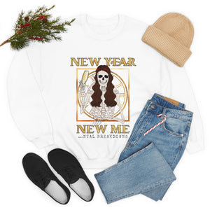 New year, new me, skellie, New Years Eve, Unisex Heavy Blend Crewneck Sweatshirt