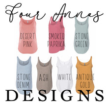 Load image into Gallery viewer, I’m mostly peace love and light festival tank top
