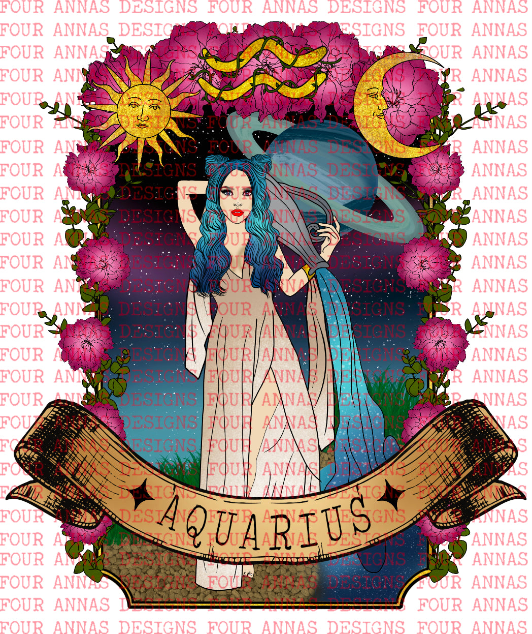 Aquarius Zodiac girl