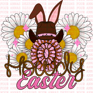 Western Howdy Easter pink