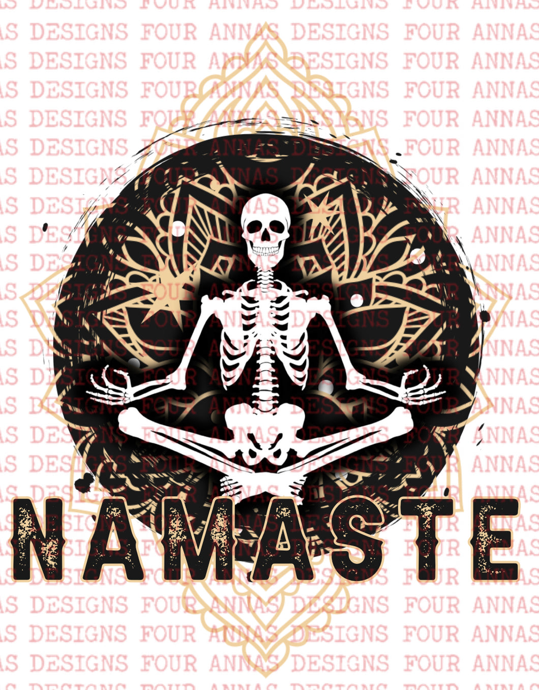 Namaste skeleton