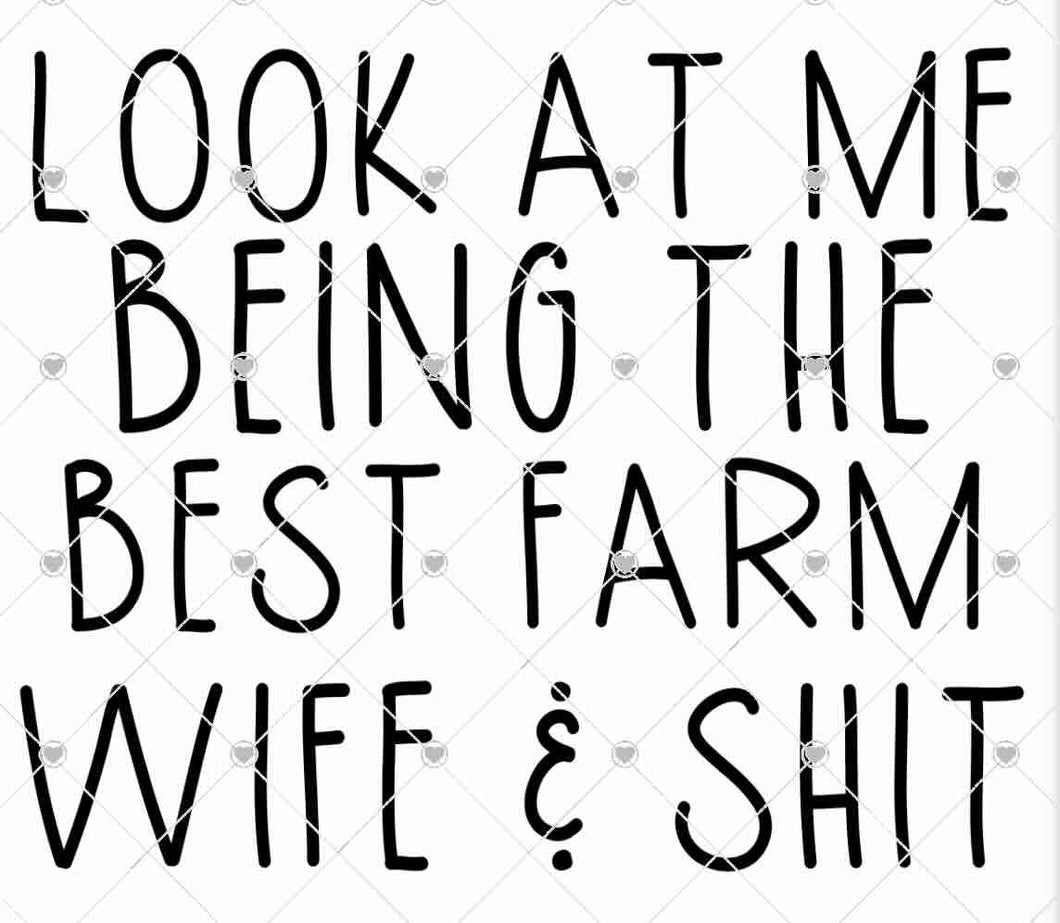 Best farm wife sublimation transfer