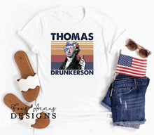 Load image into Gallery viewer, drunk presidents 4th of July shirts
