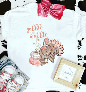 Gobble til you wobble Youth tee