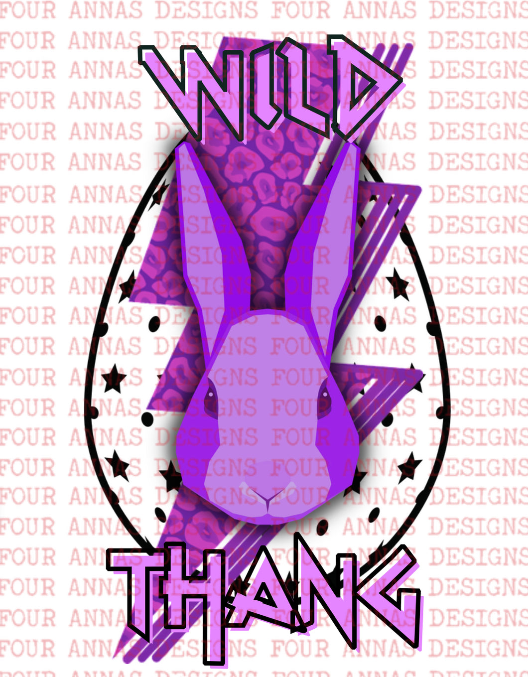 Wild thang purple bunny