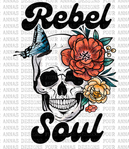 rebel soul skull