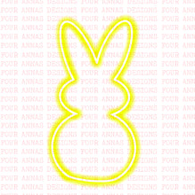 Load image into Gallery viewer, Neon Easter bunny clipart element GOOGLE DRIVE
