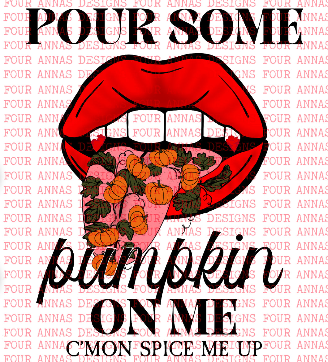Pour some pumpkin on me