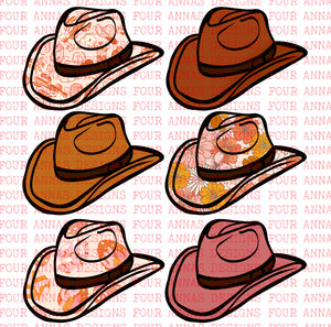Easter cowboy hats
