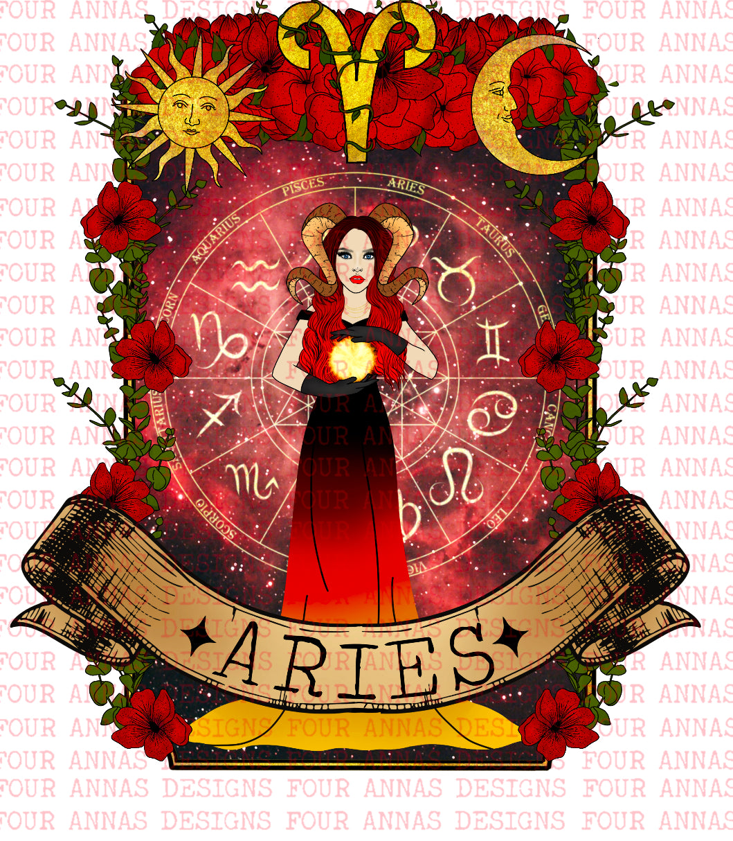 Aries Zodiac girl