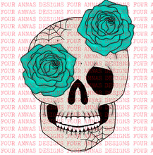 Load image into Gallery viewer, Floral skull clipart elements GOOGLE DRIVE
