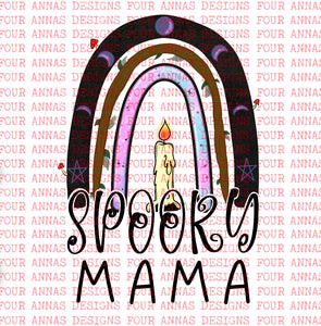 Spooky Mama candle witchy celesteial