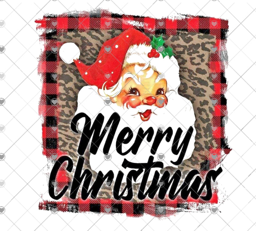 Merry Christmas sublimation transfer