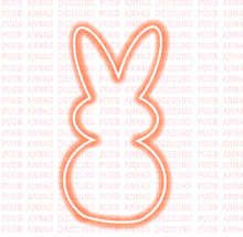 Load image into Gallery viewer, Neon Easter bunny clipart element GOOGLE DRIVE
