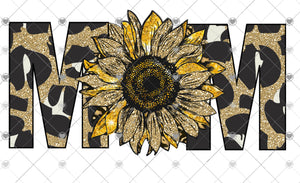 Sunflower mom sublimation transfer