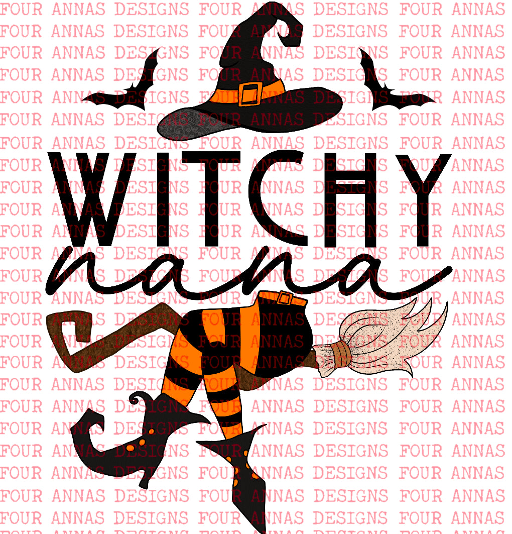 Sitting witchy nana
