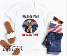 Load image into Gallery viewer, Group I want you to 4th of July shirts
