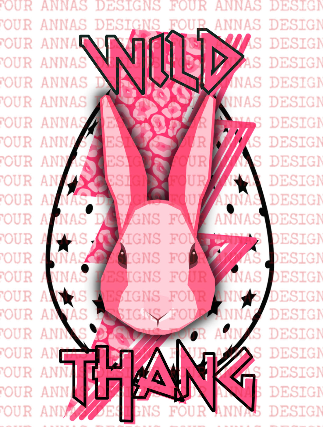 Wild thang pink bunny