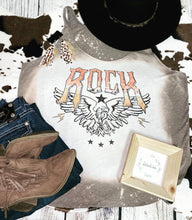 Load image into Gallery viewer, Rock and roll bleached festival tank top
