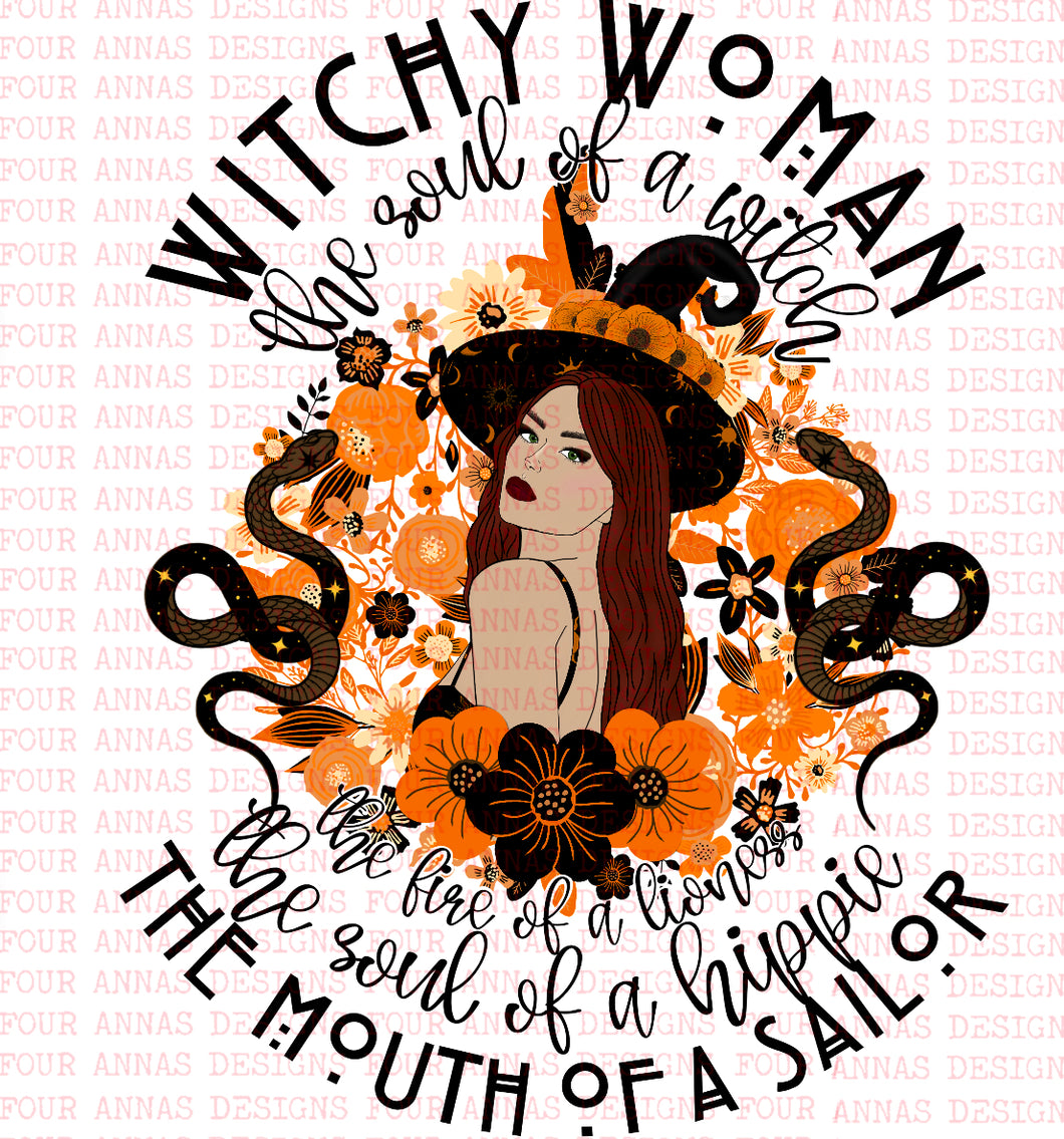 Witchy woman red hair
