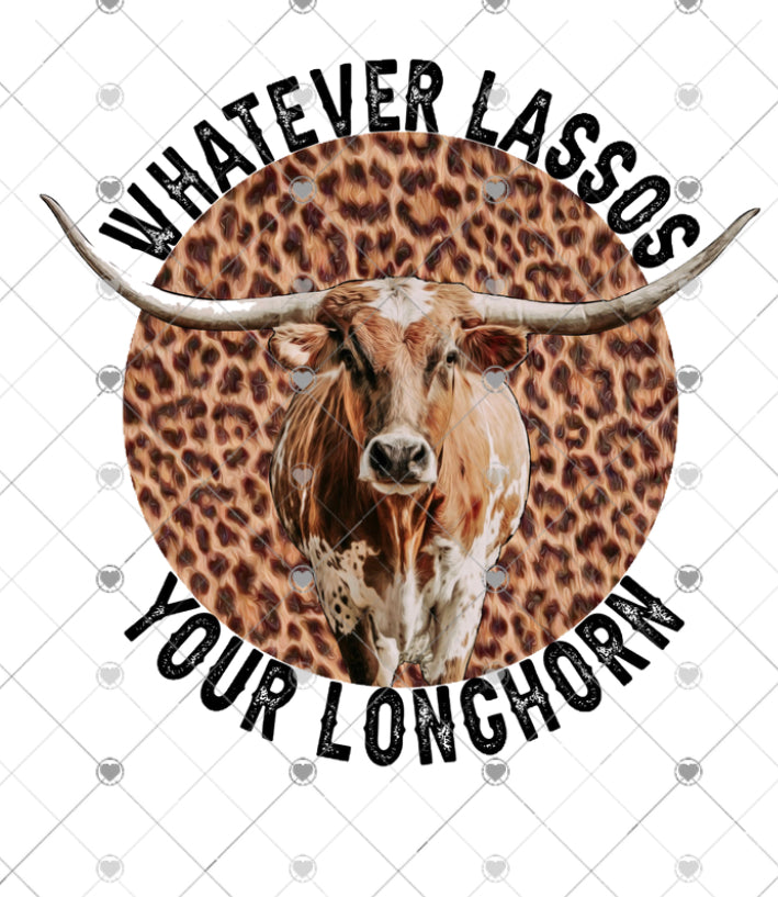 Whatever lassos your longhorn sublimation transfer