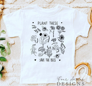 Youth plant these save the bees tee