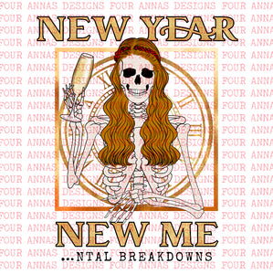 New year, new mental breakdown blonde
