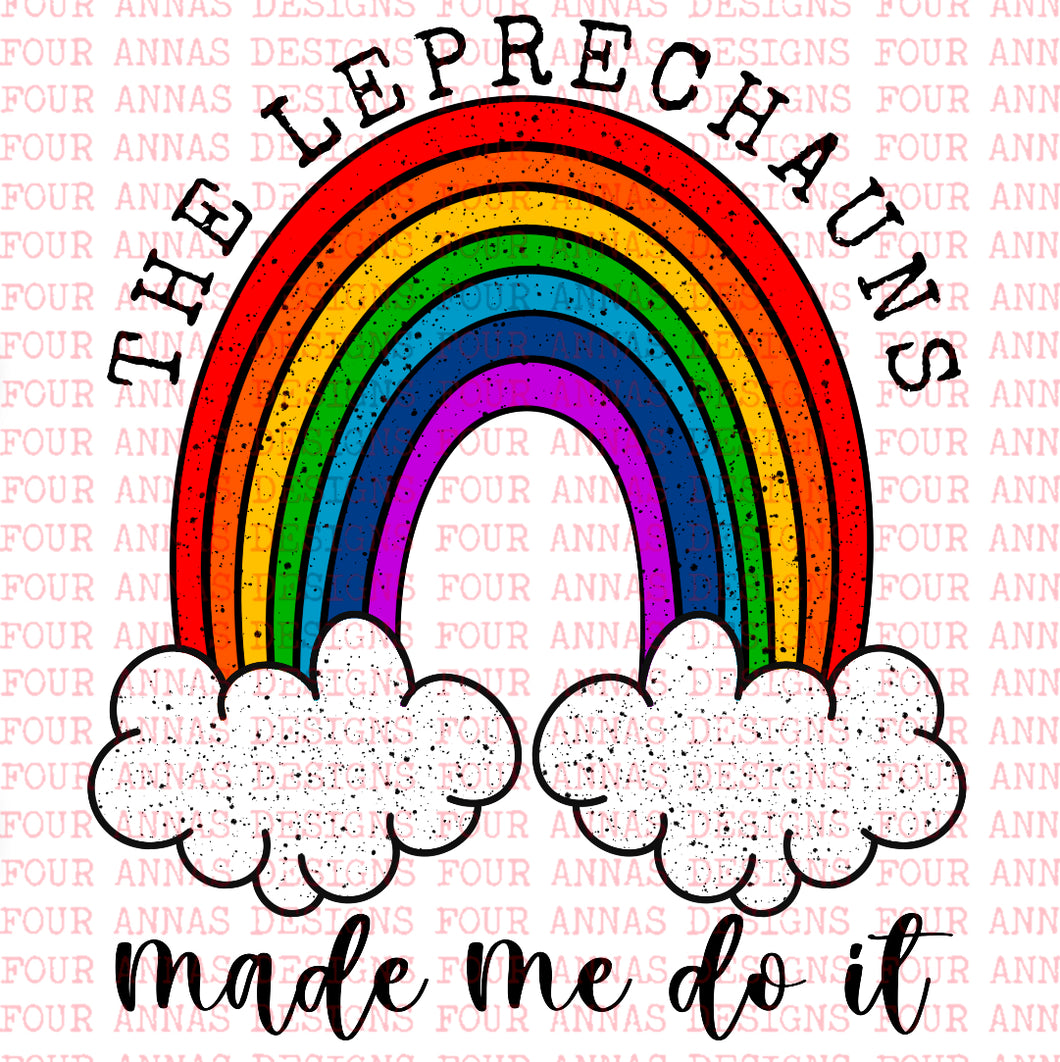 The leprechauns made me do it rainbow