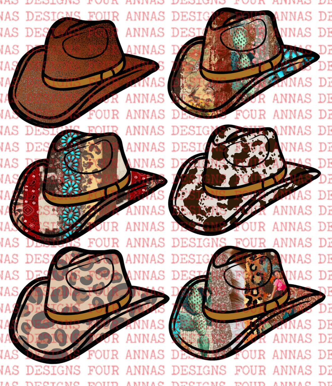 Western cowboy hats