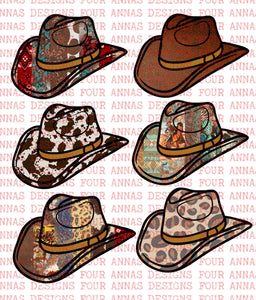 Western cowboy hats