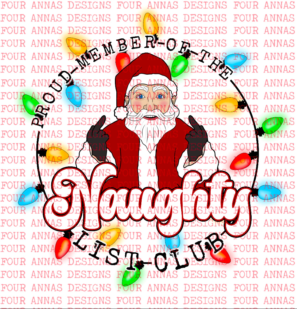 Proud member of the naughty list club