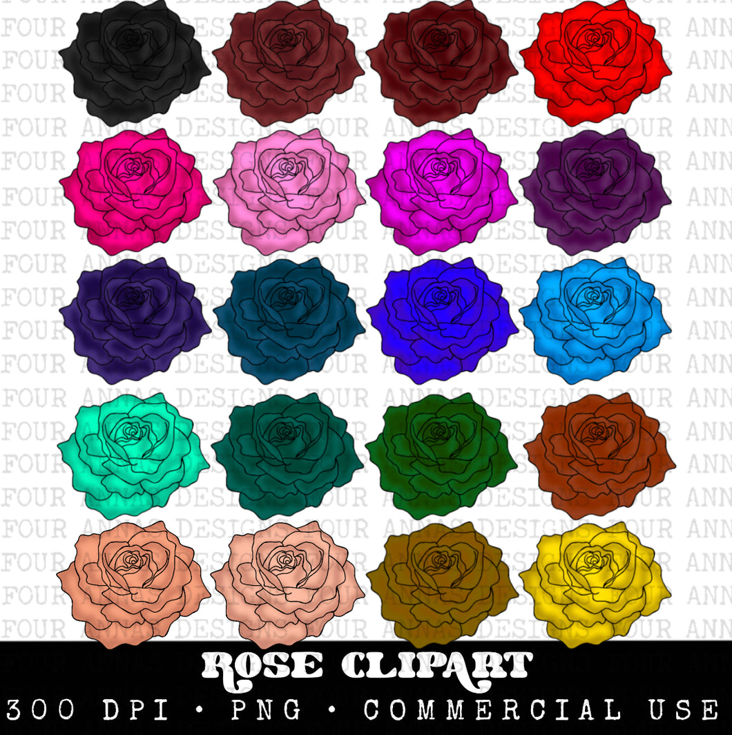 Rose clipart GOOGLE DRIVE