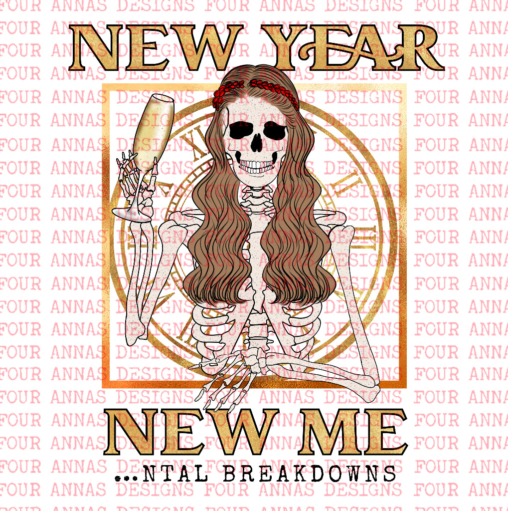 New year, new mental breakdown ash blonde