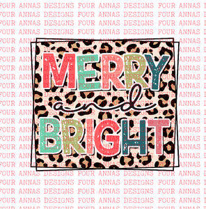 Merry and bright sublimation transfer